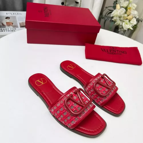 Replica Valentino Slippers For Women #1289277 $82.00 USD for Wholesale