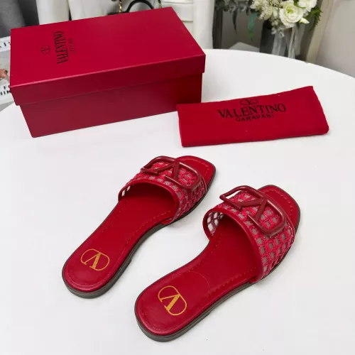 Replica Valentino Slippers For Women #1289277 $82.00 USD for Wholesale