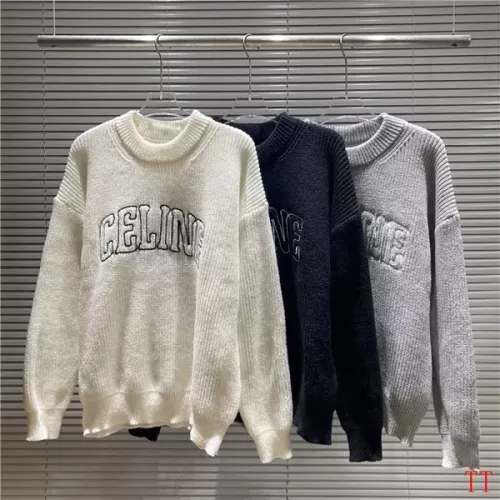 Replica Celine Sweaters Long Sleeved For Unisex #1289616 $52.00 USD for Wholesale