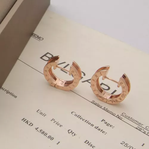 Replica Bvlgari Earrings For Women #1290193 $25.00 USD for Wholesale