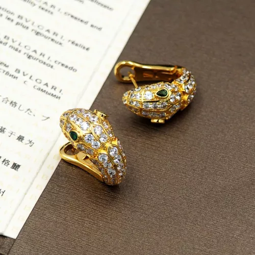 Replica Bvlgari Earrings For Women #1290549 $36.00 USD for Wholesale