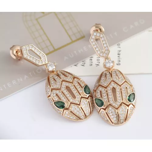 Replica Bvlgari Earrings For Women #1290598 $52.00 USD for Wholesale