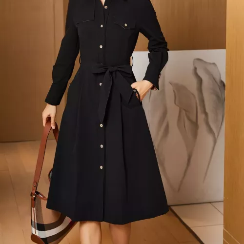 Burberry Dresses Long Sleeved For Women #1291010