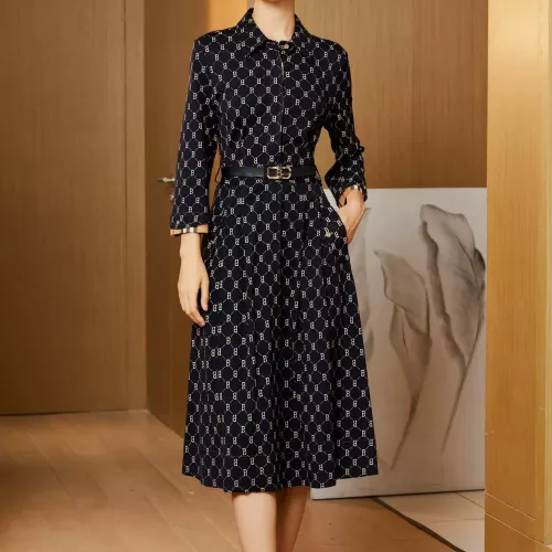 Burberry Dresses Long Sleeved For Women #1291012