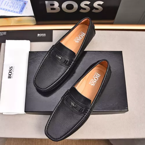 Replica Boss Leather Shoes For Men #1291877 $80.00 USD for Wholesale