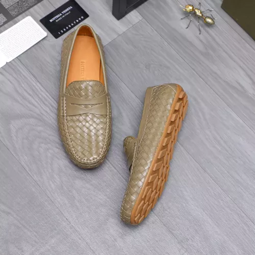 Replica Bottega Veneta BV Leather Shoes For Men #1291973 $96.00 USD for Wholesale