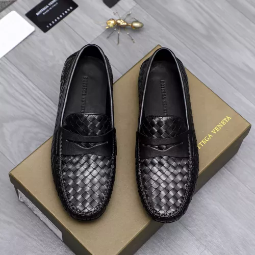 Replica Bottega Veneta BV Leather Shoes For Men #1291974 $96.00 USD for Wholesale