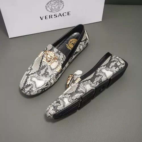 Versace Leather Shoes For Men #1292354, $72.00 USD, [ITEM#1292354], Versace Leather Shoes