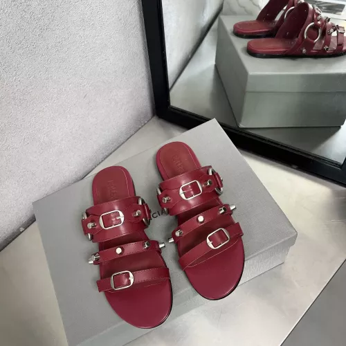 Replica Balenciaga Slippers For Women #1292374 $85.00 USD for Wholesale