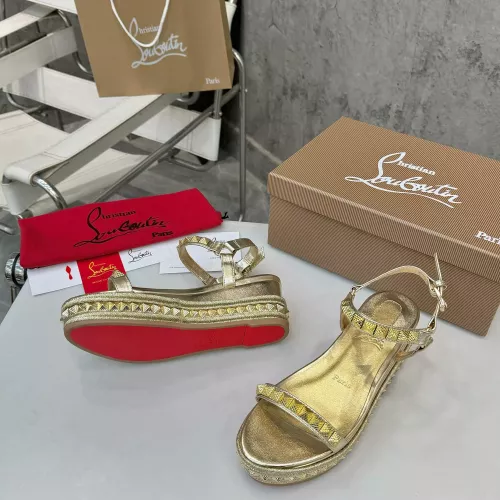 Replica Christian Louboutin Sandal For Women #1292497 $98.00 USD for Wholesale