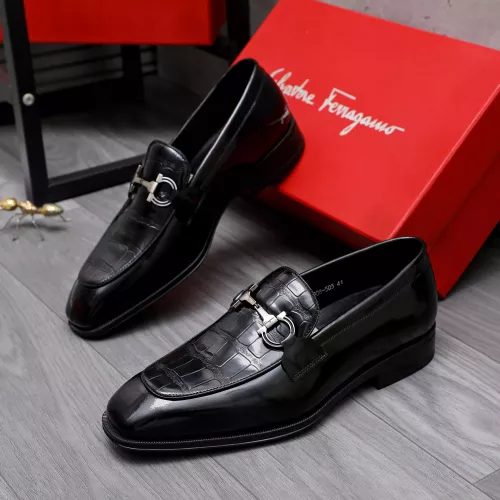 Salvatore Ferragamo Leather Shoes For Men #1293144