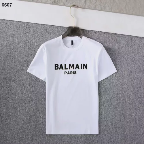 Balmain T-Shirts Short Sleeved For Men #1293335, $32.00 USD, [ITEM#1293335], Balmain T-Shirts