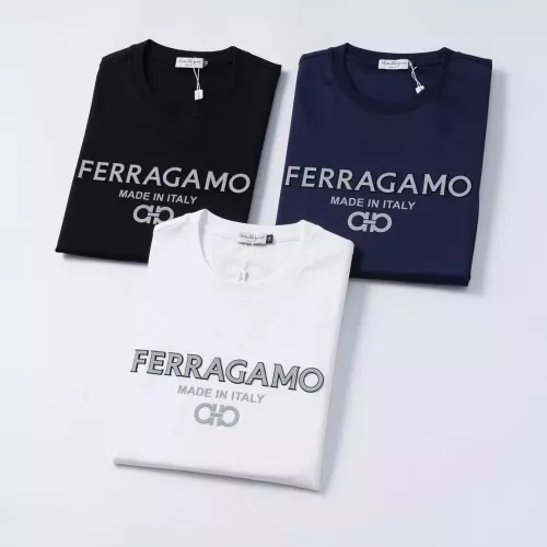 Replica Salvatore Ferragamo T-Shirts Short Sleeved For Men #1293397 $38.00 USD for Wholesale