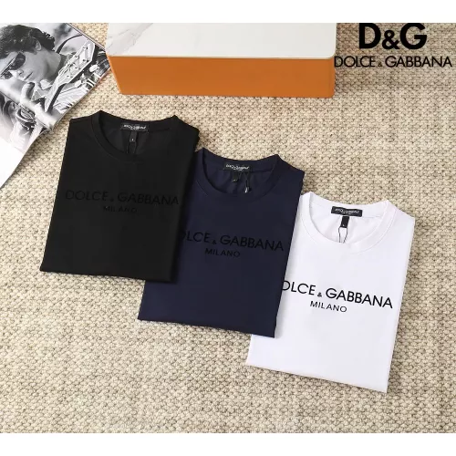 Replica Dolce & Gabbana D&G T-Shirts Short Sleeved For Men #1293409 $38.00 USD for Wholesale