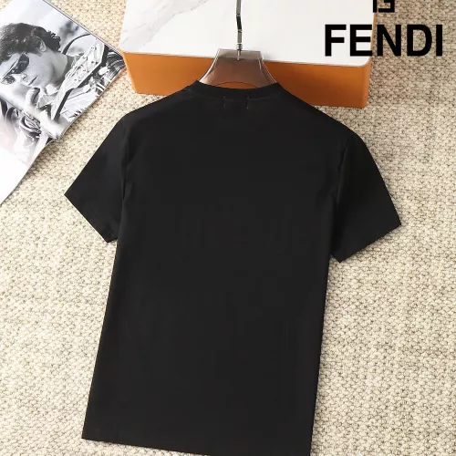 Replica Fendi T-Shirts Short Sleeved For Men #1293446 $38.00 USD for Wholesale