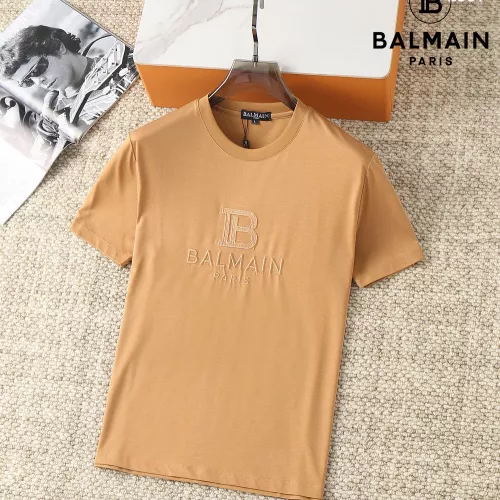 Balmain T-Shirts Short Sleeved For Men #1293454