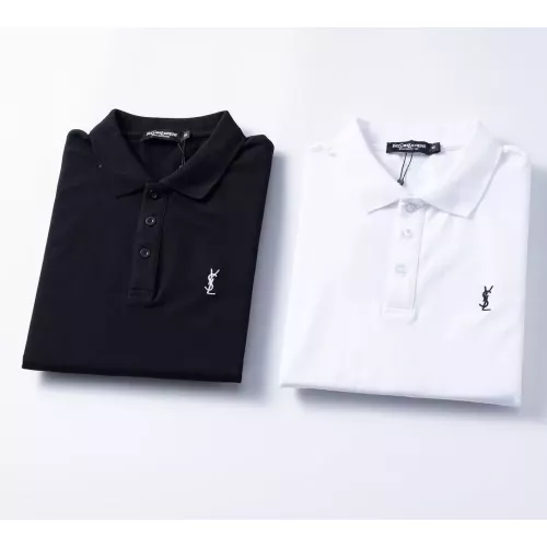 Replica Yves Saint Laurent YSL T-shirts Short Sleeved For Men #1293624 $29.00 USD for Wholesale