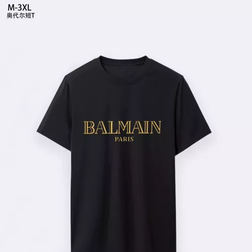 Balmain T-Shirts Short Sleeved For Men #1294079, $25.00 USD, [ITEM#1294079], Balmain T-Shirts