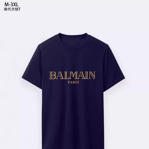 Balmain T-Shirts Short Sleeved For Men #1294080, $25.00 USD, [ITEM#1294080], Balmain T-Shirts