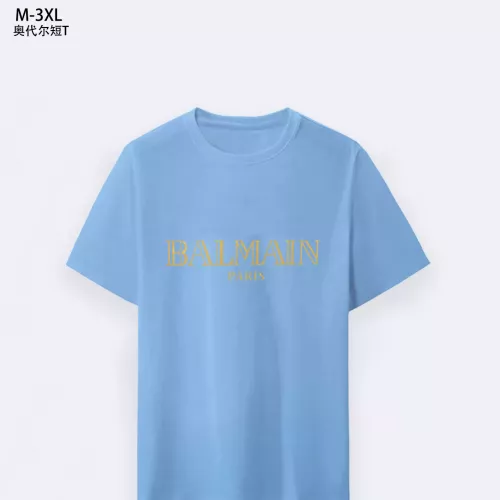 Balmain T-Shirts Short Sleeved For Men #1294082, $25.00 USD, [ITEM#1294082], Balmain T-Shirts