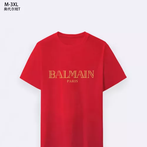 Balmain T-Shirts Short Sleeved For Men #1294083, $25.00 USD, [ITEM#1294083], Balmain T-Shirts