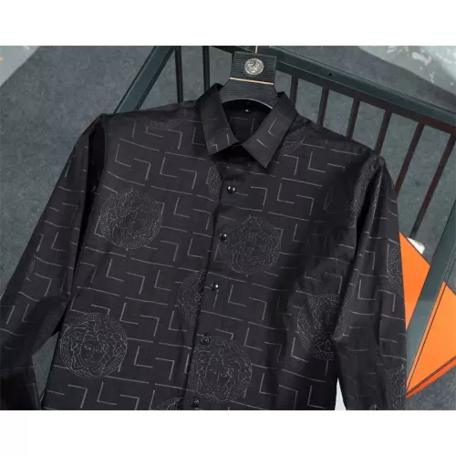 Replica Versace Shirts Long Sleeved For Men #1294280 $48.00 USD for Wholesale