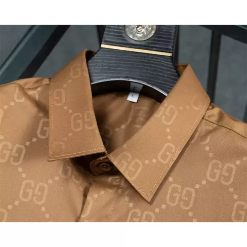 Replica Gucci Shirts Long Sleeved For Men #1294283 $48.00 USD for Wholesale