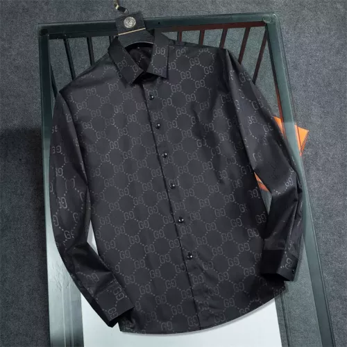 Gucci Shirts Long Sleeved For Men #1294284