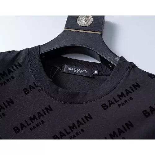 Replica Balmain T-Shirts Short Sleeved For Men #1294447 $25.00 USD for Wholesale