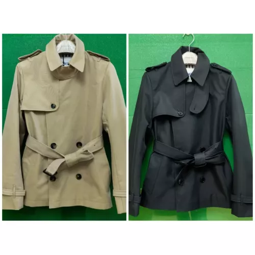 Replica Burberry Trench Coat Long Sleeved For Women #1295308 $162.00 USD for Wholesale