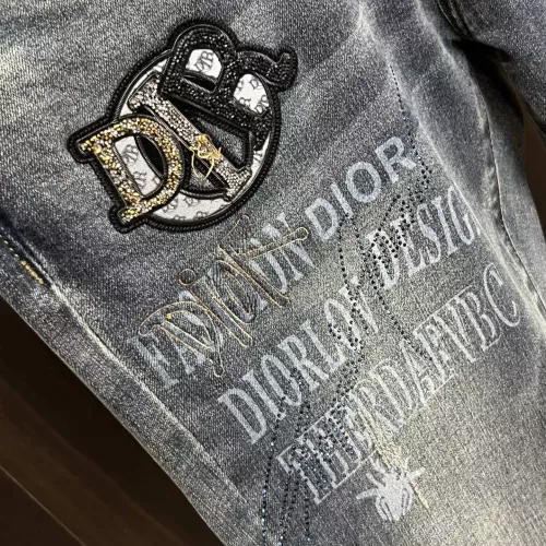 Replica Christian Dior Jeans For Men #1295445 $88.00 USD for Wholesale