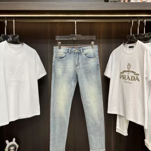 Replica Prada Jeans For Men #1295452 $88.00 USD for Wholesale