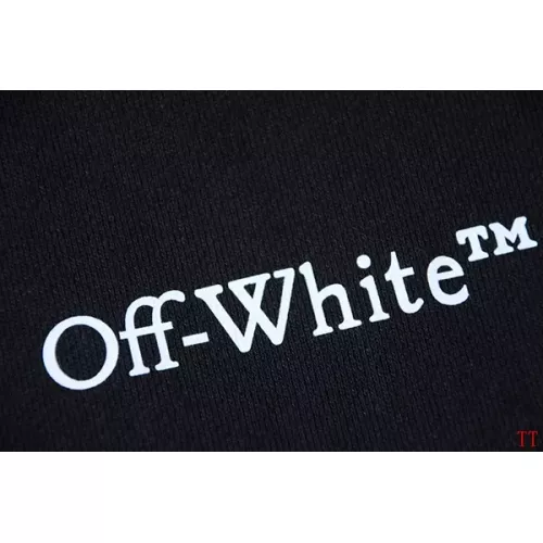 Replica Off-White Hoodies Long Sleeved For Unisex #1295872 $45.00 USD for Wholesale