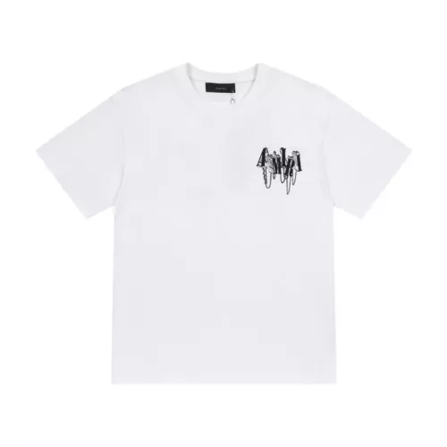 Replica Amiri T-Shirts Short Sleeved For Unisex #1297006 $36.00 USD for Wholesale