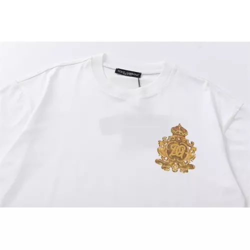 Replica Dolce & Gabbana D&G T-Shirts Short Sleeved For Unisex #1297036 $42.00 USD for Wholesale