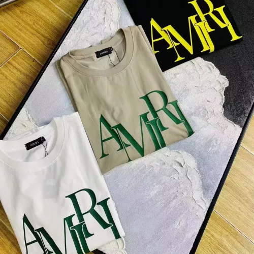 Replica Amiri T-Shirts Short Sleeved For Men #1297749 $32.00 USD for Wholesale