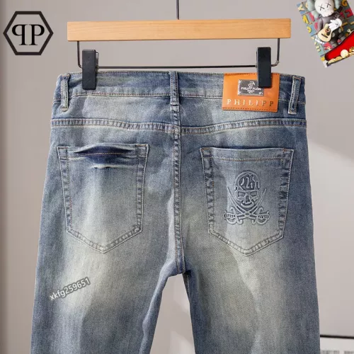 Replica Philipp Plein PP Jeans For Men #1297855 $48.00 USD for Wholesale