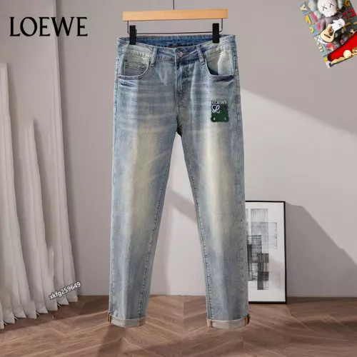 Replica LOEWE Jeans For Men #1297858 $48.00 USD for Wholesale