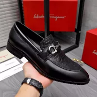 $88.00 USD Salvatore Ferragamo Leather Shoes For Men #1291945