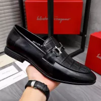 $85.00 USD Salvatore Ferragamo Leather Shoes For Men #1293145