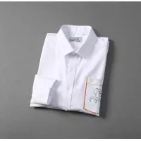 $42.00 USD Hermes Shirts Long Sleeved For Men #1294313