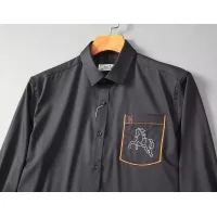 $42.00 USD Hermes Shirts Long Sleeved For Men #1294314