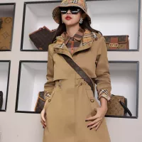 $160.00 USD Burberry Trench Coat Long Sleeved For Women #1295269