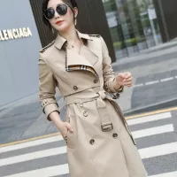 $160.00 USD Burberry Trench Coat Long Sleeved For Women #1295285