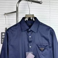 $88.00 USD Prada Shirts Long Sleeved For Men #1295477