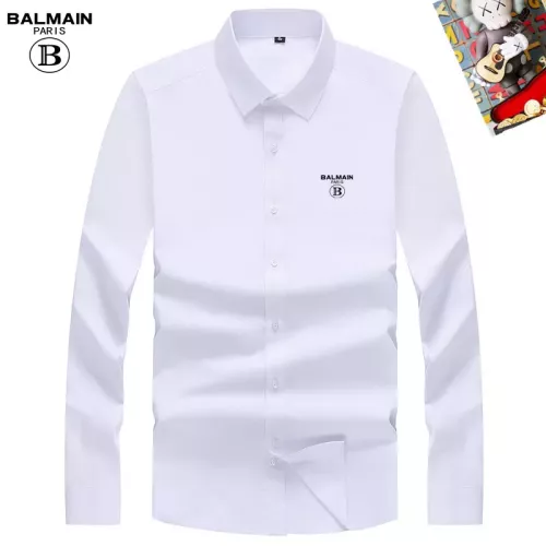 Balmain Shirts Long Sleeved For Men #1298394