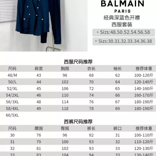 Replica Balmain Pants For Men #1298499 $76.00 USD for Wholesale