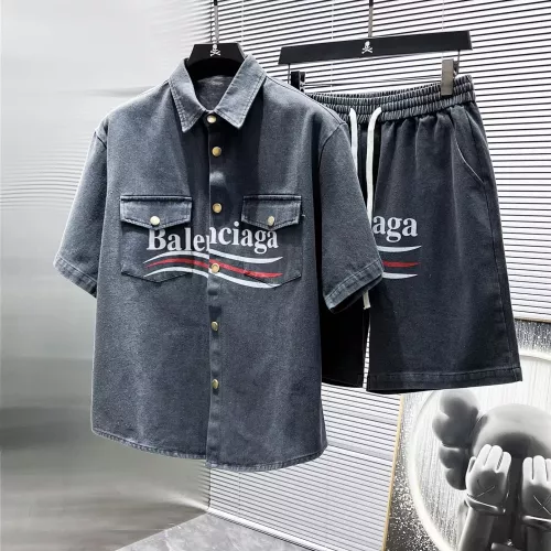 Balenciaga Fashion Tracksuits Short Sleeved For Men #1298609, $72.00 USD, [ITEM#1298609], Balenciaga Fashion Tracksuits