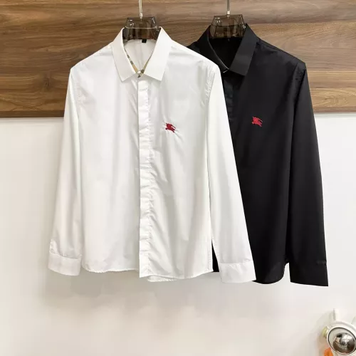 Replica Burberry Shirts Long Sleeved For Men #1298641 $82.00 USD for Wholesale