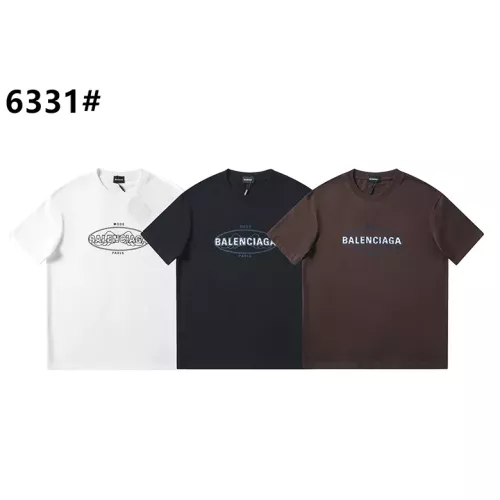 Replica Balenciaga T-Shirts Short Sleeved For Men #1299027 $29.00 USD for Wholesale